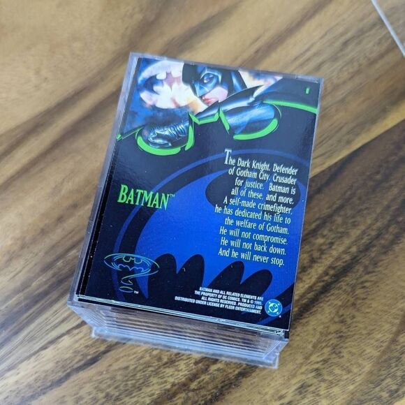 Batman Forever Fleer Ultra 95 Complete 149 Cards Trading Card Set 1999 DC Comics - Picture 8 of 10